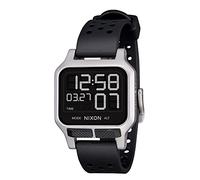 NIXON Heat A1320 - Silver - 100M Water Resistant Men's Ultra Thin Digital Sport Watch (38mm Watch Face, 20mm PU/Rubber/Silicone Band)