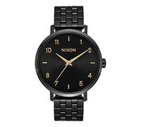 NIXON Kensington Leather A108 - Gold/White/Indigo - 50m Water Resistant Women's Analog Classic Watch (37mm Watch Face, 16mm Leather Band)