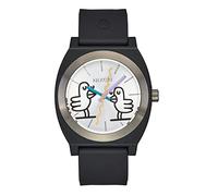 Nixon Men Analog Quartz Watch with Silicone Strap A1366-000-00