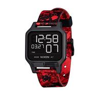 Nixon Men Digital Quartz Watch with Rubber Strap A1320-008-00