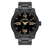 Nixon Men's A3461041 Black Stainless-Steel Japanese Quartz Dress Watch