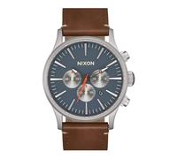 Nixon Men's Analog Japanese Quartz Watch with Leather Strap A1391-5195-00