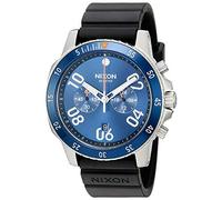 NIXON Mens Chronograph Quartz Watch with Rubber Strap A9581258