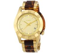Nixon Monarch Women's Quartz Watch with White Dial Analogue Display and Gold Molasses 2881424-00 A different materials