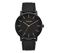 Nixon Unisex Digital Quartz Watch with Leather Strap A1058-1031-00