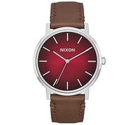 Nixon - Porter Leather 40mm Oxblood Ombre / Taupe - Armbanduhr Herren