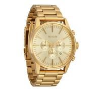 NIXON Sentry Chrono Watch, All Gold