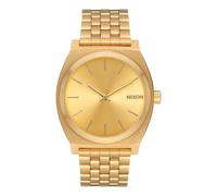Nixon Time Teller Analogue Quartz Watch, All Gold / Gold, standard size, Bracelet