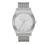 Nixon TIME Teller Men's Watch with Silver Stainless Steel Strap, 10 Bar, Case Diameter: 41 mm, A1369-5354-00