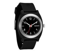 NIXON Time Teller OPP A1361-100m Water Resistant Unisex Analog Fashion Watch (40mm Watch Face, 20mm PU/Rubber/Silicone Band), Black / Black, One Size, Time Teller OPP