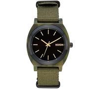 NIXON Unisex Adult Digital Quartz Watch with Fabric Strap A327-2619-00, Green, Bracelet