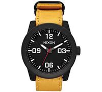 Nixon Unisex Adult Digital Watch with Leather Strap A243-2448-00, Brown, Bracelet