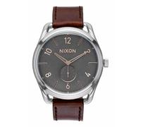 NIXON Unisex Adult Digital Watch with Leather Strap A465-2064-00, Bracelet