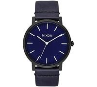 NIXON Unisex Adult Analogue Quartz Watch with Leather Strap A1058-2668-00