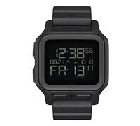 Nixon Unisex Digital Japanese Automatic Movement Watch with Polycarbonate Strap A1170-001-00, All Black, Bracelet