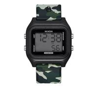 Nixon Unisex Digital Quartz Watch with Silicone Strap A1399-047-00, Black