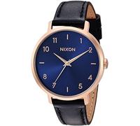 NIXON Unisex Analogue Quartz Watch with Leather Strap A1091-2763-00