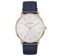NIXON Unisex Analogue Quartz Watch with Leather Strap A1199-2798-00