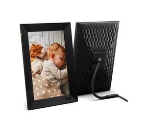 Nixplay Smart Digital Picture Frame 10.1 Inch, Share Video Clips and Photos Instantly via E-Mail or App, Black