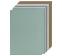 NIXRET 10 Colors Morandi Cardstock A4, 60 Sheets Colored Thick Card