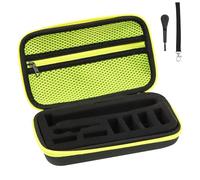 NIXRET Razor Case for Philliips O Blade QP2630, QP2520, QP2724, QP2620, Case for Philips Shaver, Electric Shaver One Blade Bag for Philips with Sponge Hard Travel Case Cover, Green