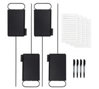 Niyanghome Closest to The Pin Marker 4 Pcs - Golf Metal Proximity Marker with 50 Sheets Cards and 4 Pens, Stainless Steel Golf Marker Golf Signs for Long Drive Putting Competition