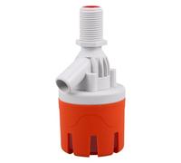 NIYANGLE 1/2 in Mini Automatic Water Float Valve for Water Storage Tanks and Garden Ponds Corrosion Resistant Plastic and Alloy Bulkhead Mount Valve Controls Flow for Harvesting