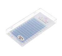 NIYANGLE 1 Box Fluorescence False Eyelashes Neon Blue Green Mixed Soft Dense Fake Eyelash Extensions for Parties Date Club Wear Eye Catching Charm