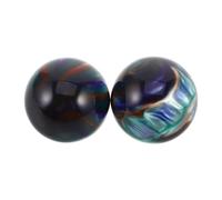 NIYANGLE 1 Pair Hand Exercise Therapy Balls for Seniors and Adults 50mm Resin Baoding Balls with Marble Grain, Enhancing Flexibility and Secure Grip, for Home Gym Accessories and Outdoor
