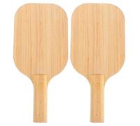 NIYANGLE 1 Pair Table Tennis Paddle Racket for Blind Person Wooden Construction Antislip Handle High Sensitivity Rebound for Sports Education and Competitions Visual Impaired Individuals