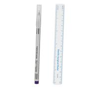 NIYANGLE 1 Set Fine Tip Eyebrow Tattooing Marker with Ruler Precision Brow Tattoo Pen for Microblading and Easy to Use Marker for Professionals and Makeup Practitioners