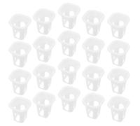 NIYANGLE 100 Pcs Hydroponic Planting Basket for Vegetables and Plants, Sturdy White Pp Material Soilless Cultivation Container with Wide Application for Hydroponics Growing and Root Support