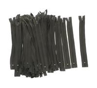 NIYANGLE 100 Pcs Nylon Coil Closed-end Zippers Military Green for DIY Bag Sewing Crafts Tailor Use Invisible Zip Fasteners for Clothing Purses Luggage