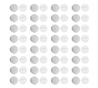 NIYANGLE 100 Sets Blank Badge Decor High Transparency Film Plastic Material DIY Photos and Pictures Button Pin Badges for Advertising and Bag Decorations