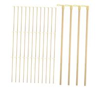 NIYANGLE 100pcs Bamboo Lantern Handles Natural Decorative Lantern Sticks for DIY Craft Kits Outdoor Festival Party Supplies Traditional