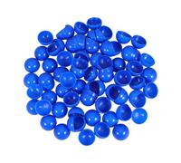 NIYANGLE 100pcs Blue Openable Lottery Balls for Party Activities Reusable PVC Raffle Drawing Game Props with Bright Colors for Fun Participation and Prize Reveal