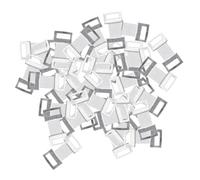NIYANGLE 100pcs Clips for Stretch Bands Clasps Elastic Band Buckles for Secure Wrapping of Sprains and Strains Reusable Clips Made of High-Class Materials