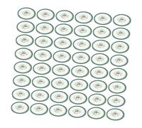 NIYANGLE 100pcs Cucumber Pattern Disposable Eye Masks Non-woven Eye Patches for Hydrating and Whitening Suitable for Home Use