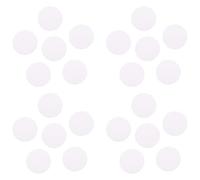 NIYANGLE 100pcs Double Sided Adhesive Foam Dots for Candle Wicks, White Foam Tape Designed for Fixing Use, for DIY Candle Making, round Sticky Base Stickers for Candlewick Accessories