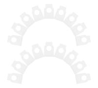 NIYANGLE 100pcs Double-Sided Reusable Wine Bottle Tags Waterproof PVC Hanging Labels for Wine Cellar Storage and Bottle Identification