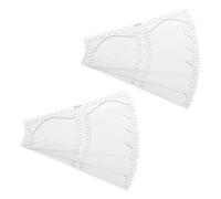 NIYANGLE 100pcs Eyebrow Ruler Stencils: Eyebrow Shaping Ruler Stickers - Brow Mapping Tool For Accurate Positioning Tattooing Makeup Artists