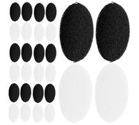 NIYANGLE 100pcs Mm Earbud Replacement Tips Soft Sponge Earphone Covers Comfortable Material Easy Installation for In-ear Earbuds and Earphones Black and White