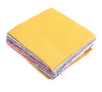 NIYANGLE 100pcs Multicolored Precut Fabric Squares 10x10cm Quilted Fabric for Sewing Patchwork Quilting Craft DIY Projects