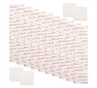 NIYANGLE 100pcs Pe Bandages for Wounds, Waterproof Adhesive Tape with Gentle Comfort for Sensitive Skin, Nearly Invisible Protection for Sports and Travel