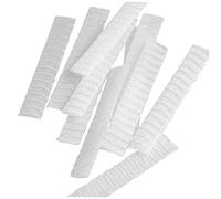 NIYANGLE 100Pcs Protective Makeup Brush Covers Pe Plastic Net Sleeves for Breathable Storage for Travel and Brush Protection Keep Your Makeup Tools Clean and Organized