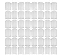 NIYANGLE 100pcs PVC Hanger End Guards Protective Caps for Wire Hooks Sharp Tip Covers Clothes Hanger Safety Protectors for Home Office School Use