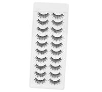 NIYANGLE 10pairs Wispy False Eyelashes Extensions for Natural Makeup Look Lightweight and Comfortable Individual Cluster Lashes for Daily Wear and Special Occasions