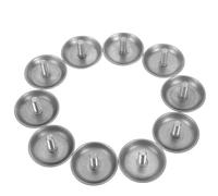 NIYANGLE 10pcs 304 Stainless Steel Tactile Warning Nails Anti-Slip Pineapple Pattern 35x5mm for Sidewalks, Subways, Airports Blind Path Safety Guide Studs for Visually Impaired