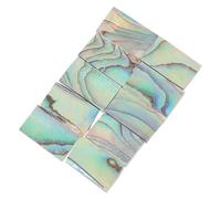 NIYANGLE 10pcs Abalone Shell Decoration Strips for Guitar Mandolin Inlay Natural Shell Sound Hole DIY Accessories