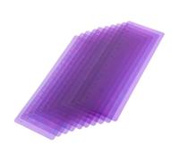 NIYANGLE 10pcs Dyslexia Reading Overlays for Pet Material with Scale and Horizontal Lines Guided Reading Highlight Strips for Visual Tracking Multipurpose Bookmarks to Focus